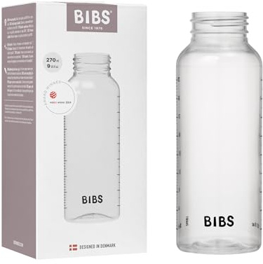 BIBS Flasche 270 ml - BPA-frei. spülmaschinenfest - kompatibel mit BIBS Flaschensets (separat erhältlich)