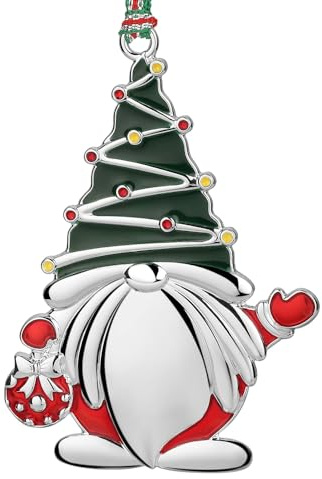 Newbridge Silverware Gonk with Green Hat Christmas Tree Ornament