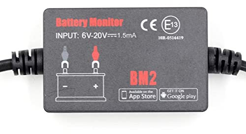 Battery Testers, BT4.0 12V Battery Tester Battery Monitor Car Battery Analyzer Monitor Charging Cranking Test Voltage Test Connect Smartphone APP