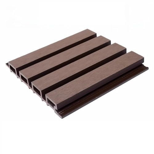 Panneaux de clôture en bois et plastique composite pour plus d'intimité – Clôture durable pour terrasse, cour et jardin