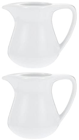 VICASKY Bricco per latte in ceramica, per latte e tè, elegante e funzionale per la casa o la gastronomia