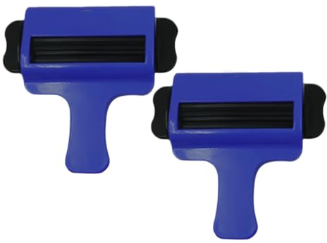 FIXOSHEE 2 piezas Exprimidor de Tubos Herramienta para Apretar Pasta de Dientes Cremas y Pinturas Dispensador Práctico y Duradero para Diario Color Aleatorio Color Aleatorio