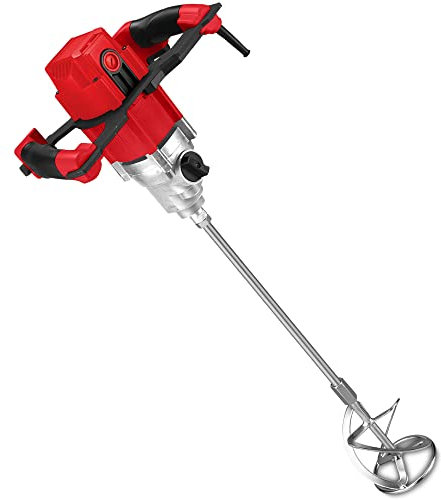 Hecht komfortables Rührwerk mit starken 1800 Watt – robustes 2-Gang-Metallgetriebe - Ideales Rührwerk - Mit großem Rührquirl und ergonomischem Griff - Rührwerk