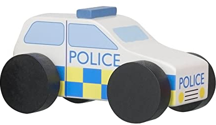 ORANGE TREE My First Wooden Police Car