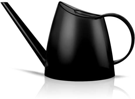 WhaleLife Indoor Watering Can for House Bonsai Plants (1.4L, Black)
