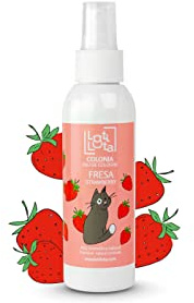 LOTI LOTA Colonia para Gatos FRESA especial todas las razas y tamaños - Vegano - 125 ml