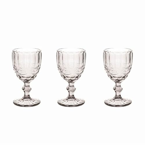 Tognana 3er Set Weinglas,-kelch Madame, Transparent, 260 ml. Volumen