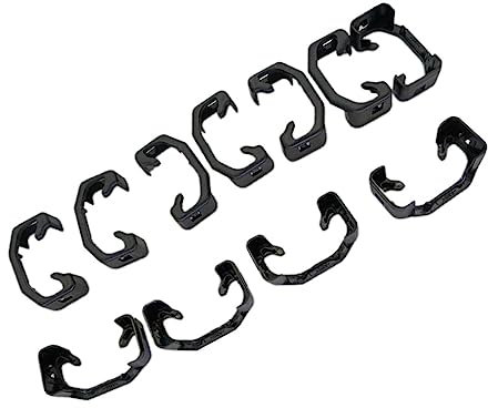 LAUEY 10 pièces 5N0881347A adapté for VW adapté for Tiguan adapté for Sharan siège Clip Coulissant Rail Coulissant Capuchon d'obturation 5N0 881 347 A (Color : 10 Pieces)