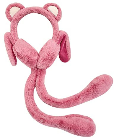 ohrenwärmer-weiß, Ohrwärmer für Männer & Frauen Bequemer, Ohrenwärmer Unisex Outdoor-Ohrschützer Weicher Weiche Plüsch-Ohrschützer Mode Earmuffs Fleece Ohrenschützer