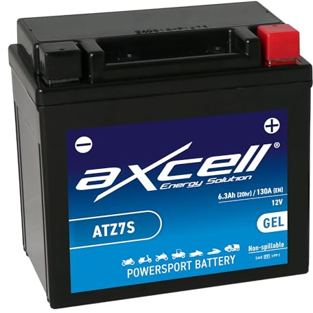 AXCELL Batterie 12V YTZ7S GEL passend für Honda VT 125 C Shadow JC31 2001-2005
