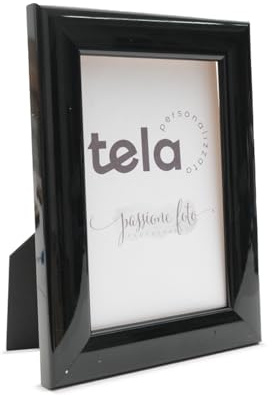 PrintedGift Cornice Large in Legno Nero 20x30 cm – Made in Italy – Qualità Artigianale – Ideale per Foto e Arredo