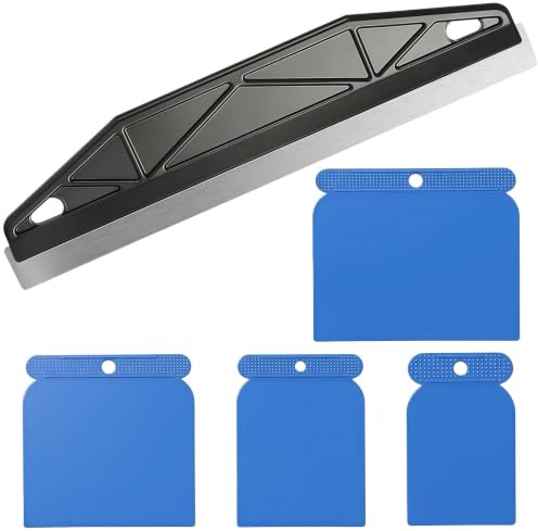 iuiiaii 5 PCS Paint Edger Tool, 12 Stainless Cutting in Tools for Painting | Durable Stainless Steel Paint Cutting In Tool,Edge Painting Tool for Ceilings,Floors & Skirting,with Hanging Hole for Storage