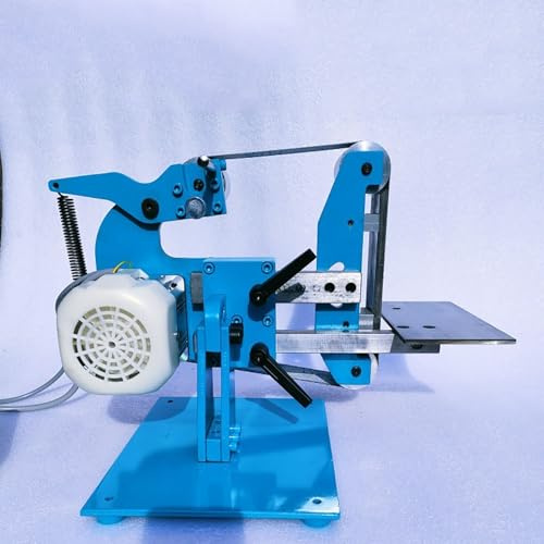 LIULIQ Domestic Compact Belt Sander, 1100W Grinder Grinding Polishing Machine, Knife Sharpener Polisher Belt Sander with All-steel Structure for Grinding, Polishing and Sharpening