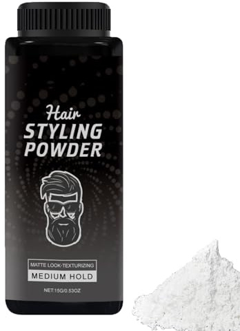 Poudre Texturisante Cheveux,Poudre Coiffante Homme,Poudre Matifiante Pour Cheveux Texturisante Volume Instantané Décollage Des Racines Sur Cheveux Secs Fixation Forte 10 g