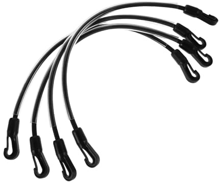 TOYZFRIENDY 4-Teilige Elastische Beingurte Für Pferdedecken Mit Doppelseitigen Clips – Ersatz-Dehnbare Gurte Für Winter- Und Weidedecke Pferdezubehör