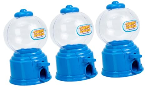 HOOTNEE 3 piezas Mini Máquina Dispensadora de Dulces y Monedas Juguete Retro para Dispensador de Chicles y Bolsas para Fiesta y Decoración