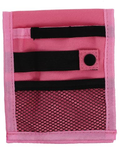 Rosa Stifteaufbewahrungstasche aus Oxford Cloth für Stifte und Bleistifte | 1 Stück, Leicht zu Reinigen, für Arzt und Pflegeeinsatz, Kompakte Aufbewahrungslösung