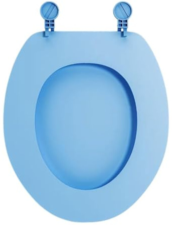 Vilgftyiet Abattant de WC blanc à fermeture douce avec système de dégagement rapide, convient aux toilettes standard en forme de U et en forme de O, housse de siège de toilette fixe sur le dessus de