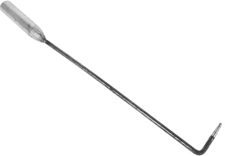 DOITOOL Attizzatoio di Ferro Compatto Impugnatura Ergonomica Antiscivolo, Attrezzo Multifunzionale per Bracieri da Esterno e Uso Domestico, Accessorio Resistente per Riscaldatori