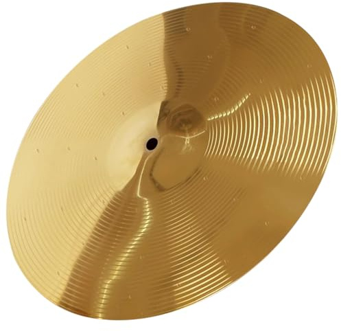 Hemobllo Ricambio Jazz Drum Crash Bacino da 8 pollici in lega di ottone leggero accessori per Rock Pop Jazz con suono chiaro e assorbimento delle vibrazioni