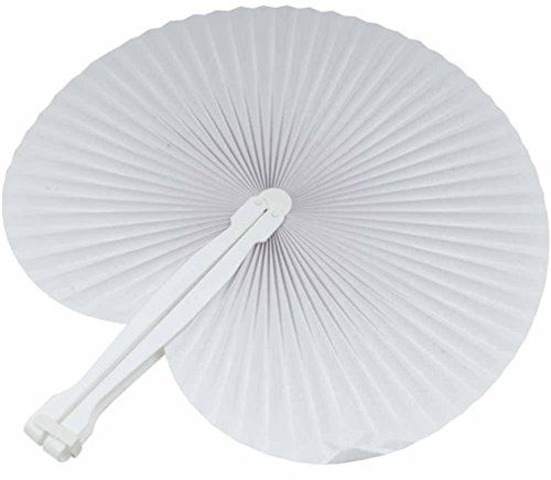 emporio rosa dei venti 100 pezzi Ventaglio matrimonio segnaposto bomboniera wedding colore BIANCO