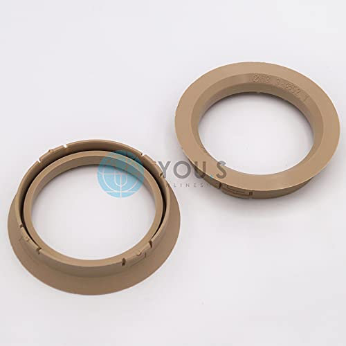 2 x ZENTRIERRINGE DISTANZRING für ALUFELGEN Z07 63,3-52,1 mm Alutec Anzio Rial