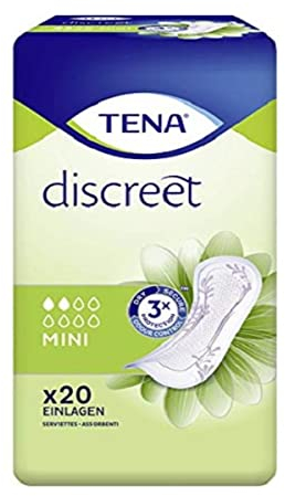 Tena Lady Discreet Hygieneeinlagen Mini, 20 Stück