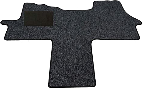 Mertex Automatte Autoteppich kompatibel mit Ducato 250, Jumper II 250, Boxer II 250 ab Bj. 2006 Schmutzfang Oslo (grau, Fahrerhausteppich)