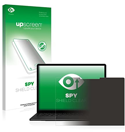 upscreen Blickschutzfolie für Microsoft Surface Laptop 5 15 | Anti-Spy Displayschutz Made in Germany Privacy Screen Protector Sichtschutz Blaulichtfilter Klare Folie