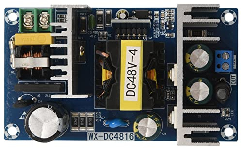 Oikabio Convertisseur AC 110V 220V à DC 48V MAX 4A 200W Alimentation à DéCoupage à Transformateur à Tension RéGuléE
