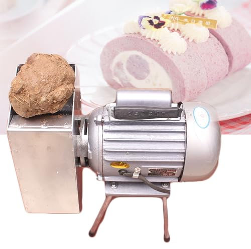 Waterproof Potato Ricer Grinding, 650W&750W Stainless Steel Garlic Machine, Commercial Electric Mud Grinder, Dual Capacitor Copper Coil Motor, Smooth Delicate& Time-Saving, for Restaurants, Hotels