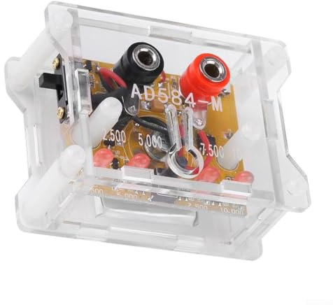 Besttoolifes Modulo di riferimento di tensione di precisione 2,5 V/5 V/7,5 V/10 V Uscita programmabile con custodia ad alta precisione a basso rumore per convertitori DAC/ADC a 12/14 bit