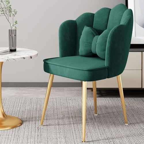 MDining Stühle 2er Set Polsterstuhl Küchenstuhl mit Armlehnen Hohe Rückenlehne und Dickes Kissen Ideal für Esszimmer Wohnzimmer Schlafzimmer und Büro