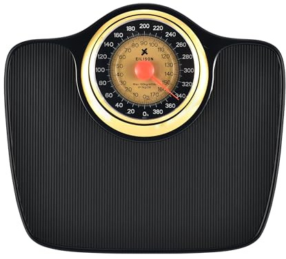 EILISON Mechanical Bathroom Scale,Analog,Large Dial,400lbs Cap,Non-Slip