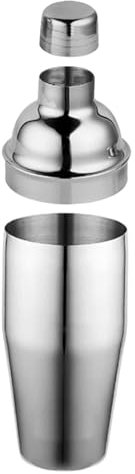 Coctelera, juego de coctelería, coctelera con medidor y receta de cóctel, mezclador de martini, botella de barman con colador incorporado, juego de herramientas de barra for cócteles