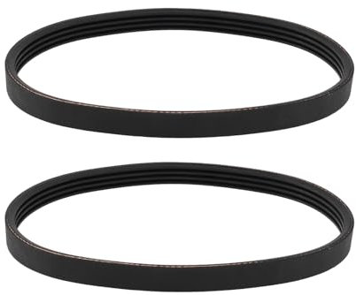 YINETTECH 2 Correas de Transmisión para Sierra de Cinta 130J Tipo Acanalado 340 Mm Compatible con Metabo Y Compatible con Elektra Beckum BAS 250 G