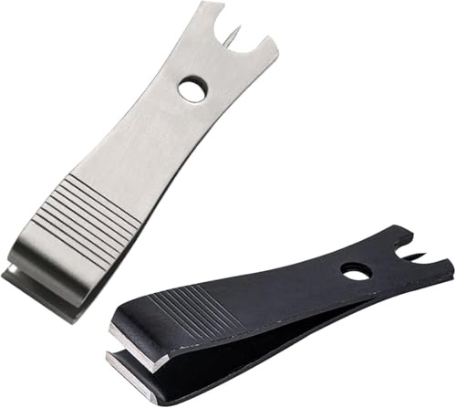 2Pcs Fishing Line Cutter Nipper with Hook Eye Cleaner Pin Stainless Steel Fishing Line Scissors Cutting Tool Fishing Line Cutter Nipper with Hook Eye Cleaner Pin Multi Functional Accessories
