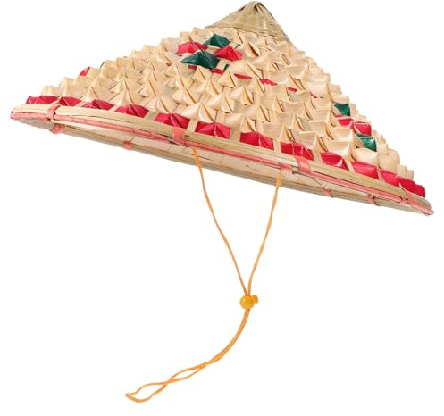 Hemobllo Chapeau Tissé pour Accessoire de Scène et Cosplay Style Chinois pour Danse et Fête