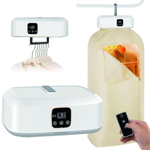 Secadora De Ropa Portátil, Mini Secadora Eléctrica Plegable De 600W Con Temporizador, Secado Rápido En 20 Minutos Para Ropa Ligera, Ropa Interior Y Ropa De Bebé, Para El Hogar Y Viaje