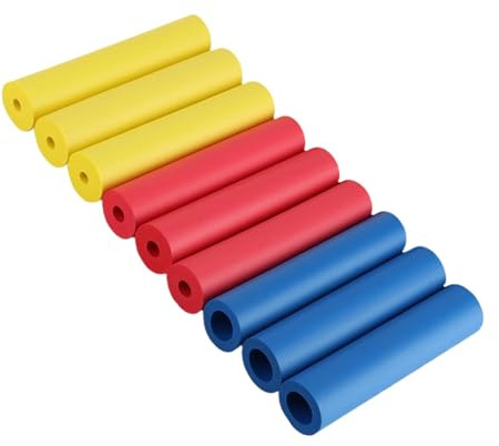 KCHFEVQ Foam Handles for Utensils, Padded and Versatile, Portable, Adaptable, for Cutlery, Forks, Spoons and Hooks, 9Pcs