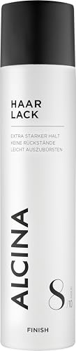 ALCINA Haar Lack Aerosol | 1 x 400 ml | Haarlack mit extra starkem Halt | Schnelltrocknend & nicht verklebend | Mehr Festigung, Struktur & Glanz | Leicht auszubürsten | Für alle Haarlängen