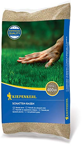 Kiepenkerl Schatten-Rasensamen 651555, 10 kg - Schattenrasen mit guter Schattentoleranz, schnelle Keimung, Rasensamen für robuste, tiefgrüne Rasenfläche, Rasensaat schnellkeimend