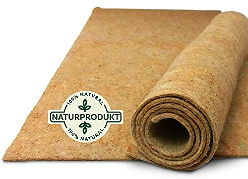 Natursache 3 Nagerteppich aus 100% Hanf, 100 x 50cm – saugstark, staubfrei & schützend I Hochwertige Hanfmatten für Nager I Ideale Bodenabdeckung für Käfige von Nagetieren