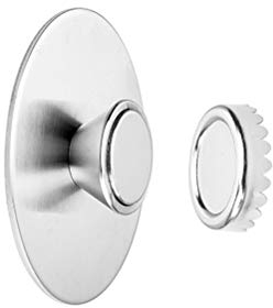 Yeglg 2 Stück Edelstahl Magnet Seifenhalter, wasserdicht, stanzfreie Wandmontage, Seifenschale, Abfluss, Seifenhalter, kreativer Seifenspender Badezimmer, Küche