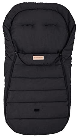 Altabebe (AL2450L-34 Übergangsfußsack, Sommerfußsack, Lifeline für alle gängigen Kinderwagen Buggys und Jogger, Farbe: Schwarz Melange