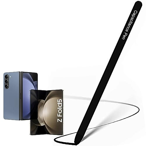 Z Fold 5 Pen Ersatz für Samsung Galaxy Z Fold5 S Pen, Neigungsempfindlichkeit Samsung S Pen 5 Fold Edition Touchscreen Stylus, Tab S9 Stylus Pens, keine Notwendigkeit zu laden (Schwarz)