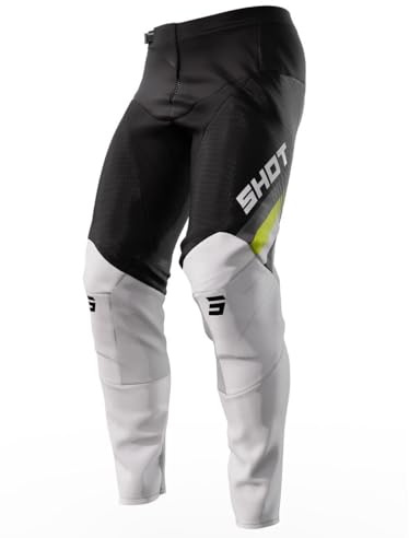 Shot Race Gear Pantalon Motocross Contact Tracer | Pantalon motocross ultraléger de 470 g, conçu pour offrir mobilité, confort, ventilation et résistance en pilotage.
