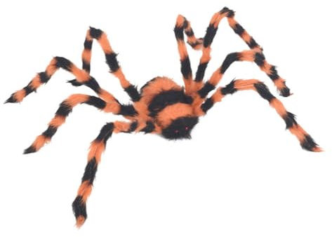 Toyvian Halloween Riesenspinne Deko Realistische Spinnenfiguren Für Schaurige Haus Und Gartenverschönerung Große Künstliche Spinne Für Grusel-events Und Partys