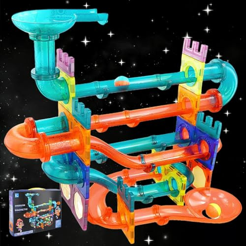 Mapille 111 stycken magnetiska konstruktionssatser för barn, 3D-självlysande magnetblock, STEM och kreativt pedagogiskt spel för pojkar och flickor åldrar 5 6 7 8 10+ år
