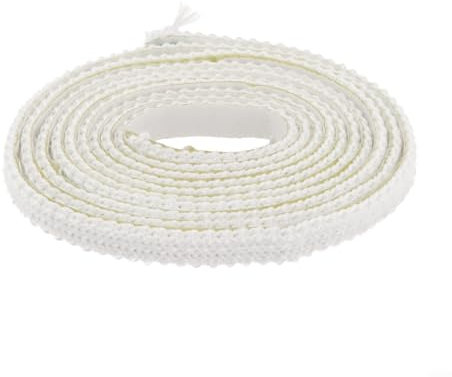 Pellet Stove Heating Gasket with Oven Door Seal 12mm x 3mm Flat Rope for Thermal Shock Resistance (200cm)